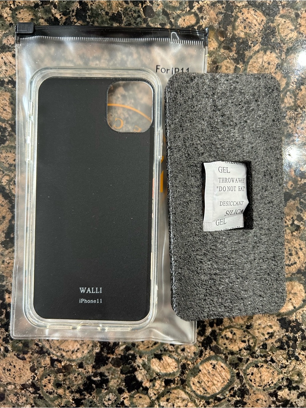 WalliCases Floral Smartphone Case with Pink & Black Design and Built-In Strap - Picture 3 of 5